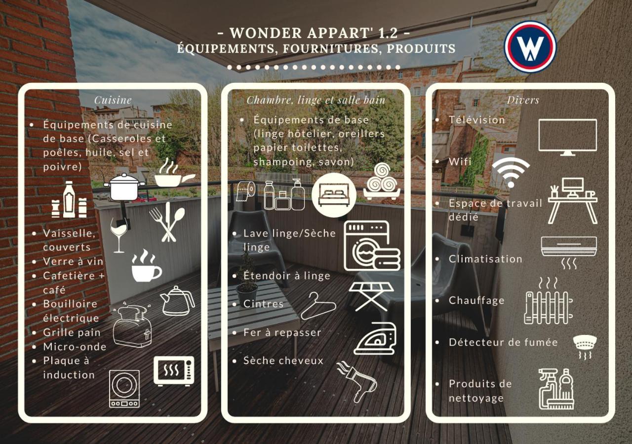 Wonder Appart' 1.2 - Coeur De Ville - Τουλούζη Εξωτερικό φωτογραφία
